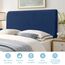 TAOCOCO Bett Kopfteil Bezug, Kopfteilbezug für Doppelbett, elastischer Kopfteilbezug, weicher Samtstoff, waschbar, All-in-One-Design, Navy blau, 180-200 cm