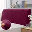 TAOCOCO Bett Kopfteil Bezug, Kopfteilbezug für Doppelbett, elastischer Kopfteilbezug, weicher Samtstoff, waschbar, All-in-One-Design, Rotwein, 150-170 cm