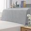 TAOCOCO Bett Kopfteil Bezug, Kopfteilbezug für Doppelbett, elastischer Kopfteilbezug, weicher Samtstoff, waschbar, All-in-One-Design, Hellgrau, 200-220 cm