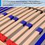 stabiler Lattenrost 100% BUCHE Lattenrahmen - nicht verstellbar, starr - SCHULTERFRÄSUNG, 7 Zonen, 42 Federleisten, Härte-Regulierung, Mittelgurt - FIX SLEEP BEST 42® unmontiert (140x200cm)