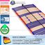 stabiler Lattenrost 100% BUCHE Lattenrahmen - nicht verstellbar, starr - SCHULTERFRÄSUNG, 7 Zonen, 42 Federleisten, Härte-Regulierung, Mittelgurt - FIX SLEEP BEST 42® unmontiert (140x190cm)