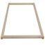 TUGA - Holztech Auflagerrahmen für Rollroste 90 x 200 cm für alle Betten ohne Auflagerrahmen Palettenbett Naturholz Rahmenholz