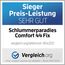 Stabiler Lattenrost 100% BUCHE Lattenrahmen - Nicht verstellbar, starr - SCHULTERFRÄSUNG, 7 Zonen, 44 Federleisten, Härte-Regulierung, Mittelgurt - FIX Comfort 44® - fertig montiert (100x190cm)