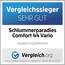 Stabiler Lattenrost 100% BUCHE - Kopf- und Fußteil verstellbar - SCHULTERFRÄSUNG, 7 Zonen, 44 Federleisten, Härte-Regulierung, Mittelgurt - Comfort 44® Vario - 100% fertig montiert (70x200cm)