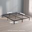 Dreamzie Bett 120x200 mit Lattenrost Metall 41cm Metallbett Robust, Leichte Montage, Umfangreicher Stauraum