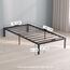 Dreamzie Bett 90x190 mit Lattenrost Metall 41cm Bettrahmen Robust, Leichte Montage, Umfangreicher Stauraum
