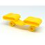 JUSNOVA 10er Paket Spezialkappen gelb | OHNE Bolzen | (8 x 35 mm gelb) 1066
