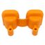 JUSNOVA 10er Paket Spezialkappen orange | OHNE Bolzen | (8 x 35 mm orange) 1067