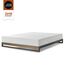 ZINUS Suzanne 15 cm Plattformbettrahmen aus Metall und Holz | Holzlattenrost | Einfache Montage | 180 x 200 cm | Kastanienbraun