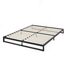 Zinus Trisha Bettgestell 140x200 cm - 18 cm Niedrige Bauweise - Metallbett 140x200 mit Lattenrost aus Holz - Umweltfreundliche Verpackung & Einfache Montage - Schwarz