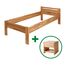 Krok Wood Seniorenbett SiSi aus Massivholz (Buche, 90 x 200 cm + Nachttisch)