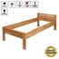 Krok Wood Seniorenbett SiSi aus Massivholz (Buche, 90 x 200 cm + Nachttisch)
