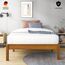 Zinus Ellie Bett mit Stauraum unter dem Bett - Bambus und Holz Plattform Bettgestell