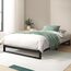 ZINUS Trisha 18 cm Metallrahmenbett | Lattenrost | Holzlattenunterstützung | 100 x 200 cm | Schwarz
