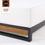 ZINUS Suzanne 15 cm Plattformbettrahmen aus Metall und Holz | Holzlattenrost | Einfache Montage | 180 x 200 cm | Kastanienbraun