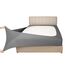 Mrs Awesome Stretch-Jersey-Boxspring-Bezug, Bettvolant-Alternative, ultraweich und knitterarm, Queen/Queen XL, Hellgrau
