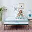 Linenspa Moderner Bettrahmen – Metallbett mit Lattenrost aus Stahl – 30 cm Stauraum unter Bestgestell – Schnelle Montage – Bett 160x200 cm