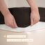 Mrs Awesome Stretch-Jersey-Boxspring-Bezug, Bettvolant-Alternative, ultraweich und knitterarm, Queen/Queen XL, Schokoladenbraun