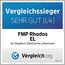 FMP Matratzenmanufaktur 7 Zonen Lattenrost Rhodos® EL | Kopf- und Fußteil elektrisch verstellbar | fertig montiert | 44 Leisten | Notabsenkung | TÜV Rheinland GS | Mittelgurt | Funk | 90x210 cm