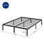 Olee sleep 35cm Stabiler Stahlbett / Stahl Lattenrost / Anti-Rutsch-Unterstützung / Matratzenunterbau / Metallbett / Bettrahmen / Bett / 160 x 200cm / Queen / Schwarz / Metall