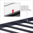 Olee sleep 35cm Stabiler Stahlbett / Stahl-Lattenrost / Anti-Rutsch-Unterstützung / Matratzenunterbau / Metallbett / Bettrahmen / Bett / 90 x 200cm / Twin / Schwarz / Metall