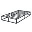 Olee Sleep 22cm Modernes Metall-Plattform-Bettgestell / Bett / Stahl-Lattenrost / Matratzenrahmen / Kein Boxspring Erforderlich / 90 x 200cm / Twin / Schwarz
