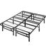 ZINUS Shawn 35,6 cm Metall SmartBase Bettrahmen Plattformbettrahmen ohne Boxspringbett Stabiler Stahlrahmen Unterbettaufbewahrung Queen