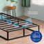 Olee Sleep 22cm Modernes Metall-Plattform-Bettgestell / Bett / Stahl-Lattenrost / Matratzenrahmen / Kein Boxspring Erforderlich / 90 x 200cm / Twin / Schwarz