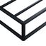 Olee Sleep 22cm Modernes Metall-Plattform-Bettgestell / Bett / Stahl-Lattenrost / Matratzenrahmen / Kein Boxspring Erforderlich / 90 x 200cm / Twin / Schwarz