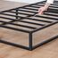 Olee Sleep 22cm Modernes Metall-Plattform-Bettgestell / Bett / Stahl-Lattenrost / Matratzenrahmen / Kein Boxspring Erforderlich / 100 x 200cm / Twin XL / Schwarz