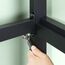 Zinus Mia Modern 36 cm Plattformbettrahmen aus Metall mit Kopfteil | Holzlattenunterstützung | Einfache Montage | Stauraum unter dem Bett | 100 x 200 cm | Schwarz