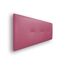 Silcar Home - Silvi Polsterkopfteil - Elegantes modernes Design, Einfacher Aufbau, Hoher Komfort - Fuchsia, 115 cm, Kunstleder