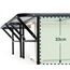 Zinus SmartBase Kingsize-Bettgestell – Bett 150 x 200 cm – 35 cm Höhe mit Stauraum unter dem Bett – Metall-Plattform-Bettrahmen ideal für EIN Gästebett – Schwarz