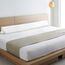 Vekkia Queen-Size-Bett-Keilkissen für Kopfteil-Lücken/Matratzenkeilspaltfüller/Bettlückenfüller, Füllung 0-15,2 cm Lücke zwischen Kopfteil und Matratze, 152,4 x 25,4 x 15,2 cm, Weiß