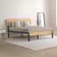 Zinus Olivia Metal and Wood Platform Bed with Wood Slat Support, 180 x 200 x 35.6 cm