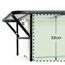 Zinus 35 cm SmartBase Lattenrost ohne Montage | Metall-Bettrahmen | Einfache Montage | Stauraum unter dem Bett | 100 x 200 cm | Schwarz