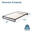 Zinus Trisha 7 Inch Heavy Duty Low Profile Platforma Bed Frame/Mattress Foundation/Box Spring Optional/Wood Slat Support, Twin