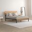 Zinus Olivia Toskanisches Metall- und Holz-Plattformbett mit Holzlattenrost / Matratzenbasis/ Keine Boxspring erforderlich/Bed-in-a-Box/ Schnelle, einfache Montage/ 140 x 200 cm