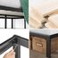 ZINUS Paul 36 cm Bettrahmen aus Metall und Holz | Holzlattenrost | Für Erwachsene, Kinder, Jugendliche | Einfache Montage | 90 x 200 cm | Natur