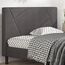 Zinus Judy Bettgestell, gepolstert, Matratzen-Fundament, Holzlattenstütze, Keine Boxspringfeder, einfache Montage, Queensize, Grau