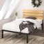 ZINUS Paul 36 cm Bettrahmen aus Metall und Holz | Holzlattenrost | Für Erwachsene, Kinder, Jugendliche | Einfache Montage | 90 x 200 cm | Natur