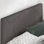 Zinus Judy Bettgestell, gepolstert, Matratzen-Fundament, Holzlattenstütze, Keine Boxspringfeder, einfache Montage, Queensize, Grau