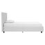 DHP Furniture Dakota Polsterbett Weiß Einzelbett