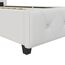 DHP Furniture Dakota Polsterbett Weiß Einzelbett