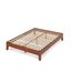 Zinus Wen 12 Inch Deluxe Wood Platform Bed/No Box Spring Needed/Wood Slat Support/Cherry Finish, King