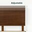 Zinus Deluxe Mid-Century Wood Platform Bed with Adjustable Height Headboard, no Box Spring Needed, Twin