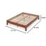Zinus Wen 12 Inch Deluxe Wood Platform Bed/No Box Spring Needed/Wood Slat Support/Cherry Finish, King