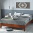 Zinus Wen 12 Inch Deluxe Wood Platform Bed/No Box Spring Needed/Wood Slat Support/Cherry Finish, King