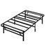Zinus SmartBase Einzelbettrahmen – Bett 90 x 190 cm – 35 cm Höhe mit Stauraum unter dem Bett – Metall-Plattform-Bettgestell ideal für EIN Gästebett – Schwarz