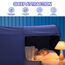 Alvantor Doppelbett, Polyester Fiberglas, Navy, Double 190x137x120cm